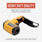 Alternate image 1 for Chef Pomodoro Infrared Thermometer, Backlit LCD Display, -58℉～1022℉ (-50℃～550℃) Temperature Gun, (Not for Human-Use), Red Laser, Adjustable Emissivity, No Touch, Pizza Stone Oven BBQ Fridge