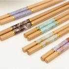Alternate image 1 for Discount Trends Chopsticks 5 Pair Set Anti-skid Marbling Chinese style Bamboo Chop Stick Wooden Chopsticks Set Japanese Gift Set Bamboo Chopstick Reusable