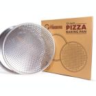 Alternate image 0 for Chef Pomodoro Pizza Pan Bundle  12" Perforated & 12" Flat Nonstick Pizza Tray Bundle, 2-Piece Set