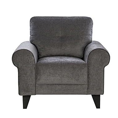 Elements Picket House Furnishings Atticus Chair in Charcoal. View a larger version of this product image.