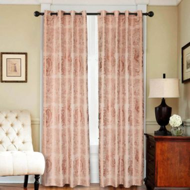 Dolce Mela Home Decorative Window Semi-Blackout Curtain / Drape Panel, Vienna. View a larger version of this product image.