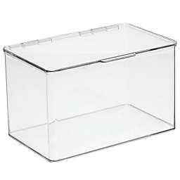 mDesign Plastic Stackable Kitchen Pantry Food Storage Organizer Bin Box