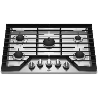 30 inch Stainless 5 Burner Gas Cooktop. View a larger version of this product image.