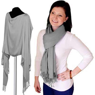 The &quot;Pashmina&quot; Nursing Cover in Grey
