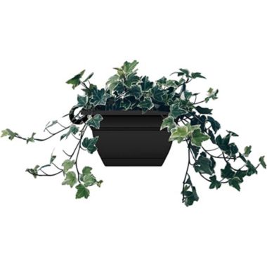 The HC Companies Outdoor/Indoor Plastic Planter Eclipse Square Hanging Basket, 12''. View a larger version of this product image.