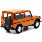 Alternate image 1 for Carfaxo 1980 Mercedes-Benz G-Model (SWB) Orange with Black Stripes Limited Edition to 504 pieces Worldwide 1/18 Diecast Model Car by Minichamps