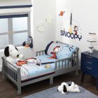 Alternate image 0 for Bedtime Originals Astronaut Snoopy 4-Piece Navy/Blue Space Toddler Bedding Set