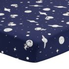Alternate image 3 for Bedtime Originals Astronaut Snoopy 4-Piece Navy/Blue Space Toddler Bedding Set