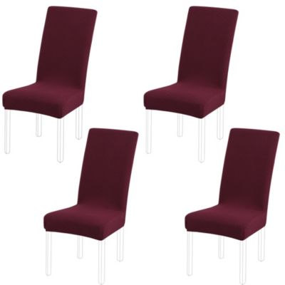 USA Large Removable Stretch Soft Chair Seat Cover Slipcovers Dining Room Decor 