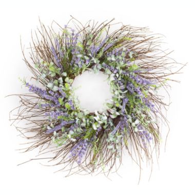 Melrose Home Decorative Floral Wreath 30.5"D EVA. View a larger version of this product image.