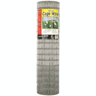 Garden Zone (#432425) 1" x 2" Mesh 14-Gauge Galvanized Wire Fence, 24" x 25'. View a larger version of this product image.