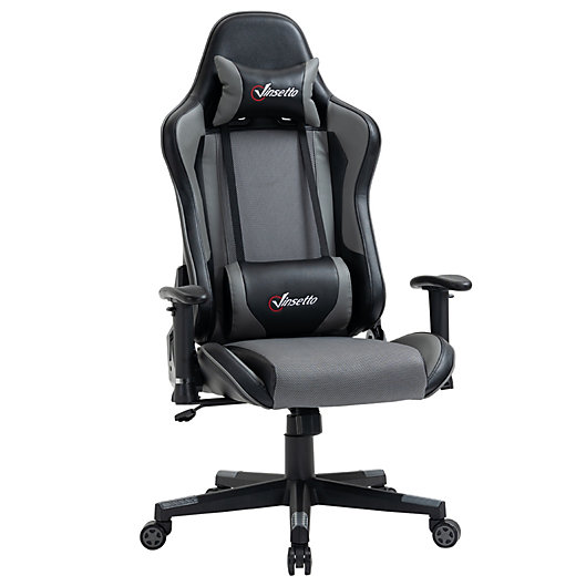 Gaming Chair Racing Ergonomic Recliner Office Computer Desk Chair Swivel Black 