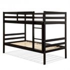 Alternate image 0 for Costway Twin Bunk Bed Children Wooden Bunk Beds Solid Hardwood-Coffee