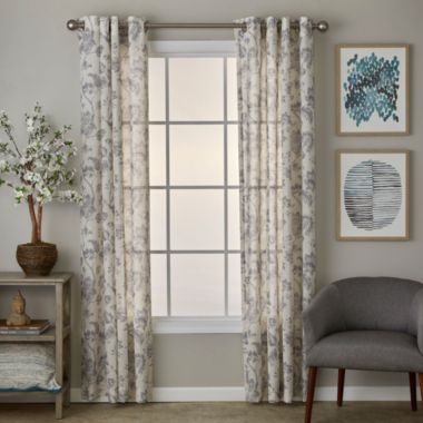 SKL Home By Saturday Knight Ltd Jackie Window Curtain Panel - 52X84", Gray. View a larger version of this product image.