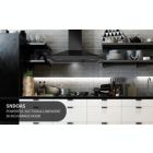 Alternate image 2 for Geht Appliances Range Hood 36 inch Black Wall Mount Range Hood in Black Stainless