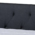 Alternate image 3 for Baxton Studio Haylie Modern And Contemporary Dark Grey Fabric Upholstered Full Size Daybed - Dark Grey