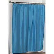 Carnation Home Fashions "Lauren" Dobby Fabric Shower Curtain - Light Blue 70" x 72"