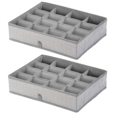 mDesign Soft Fabric Dresser Drawer/Closet Storage Organizer. View a larger version of this product image.