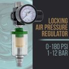 Alternate image 3 for TCP Global Brand Complete Professional 9 Piece HVLP Spray Gun Set with 2 Full Size Spray Guns, 1 Detail Spray Gun, Inline Filter & Air Regulator