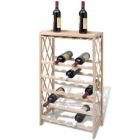Alternate image 0 for vidaXL Wine Rack for 25 Bottles Solid Fir Wood