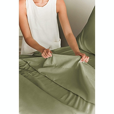 CGK Unlimited 6 Piece Extra Deep Pocket Microfiber Sheet Set - Queen - Sage Green. View a larger version of this product image.