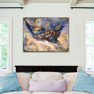 Designocracy Tiger Moth Wall and Table-Top Wooden Decor by Josephine Wall Nature Wildlife. View a larger version of this product image.