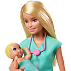 Alternate image 3 for Barbie Careers Baby Doctor Playset With Blonde Doll, 2 Infant Dolls, Toy Pieces