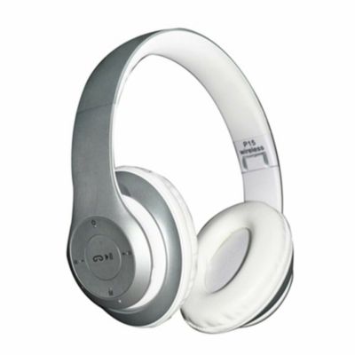 Bluetooth Headphones Wireless Headphones Clear, Cheap, Good HeadGear Wireless 4.1 Headphones  Silver