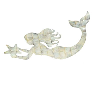 Gallerie II Mermaid Tile Wall Art 8 x 0.5 x 24 Inches.. View a larger version of this product image.