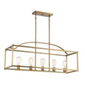 Savoy House Palladian 5-Light Linear Chandelier