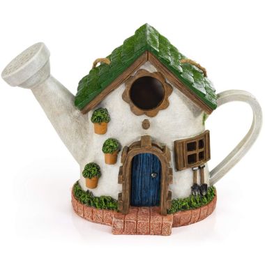 VP Home Hanging Bird Houses for Outside, Hand-Painted Birdhouses for Outdoors Decorative Birdhouses (Vintage Watering Can) Solid Made for Bluebirds, Sparrows, Chickadees and Purple Martins. View a larger version of this product image.
