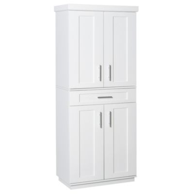 Details about   Modern 2-Door Storage Cabinet Kitchen Pantry Cupboard Organizer Furniture White 