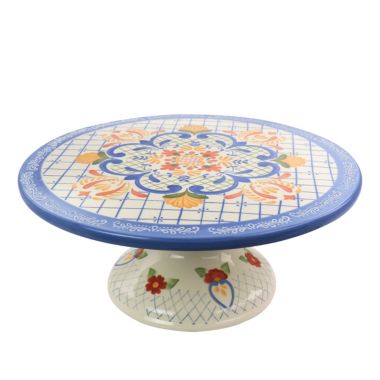 Laurie Gates California Designs Tierra Stoneware Cake Stand. View a larger version of this product image.