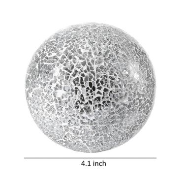 EAST CREEK Decorative Balls Set Of 3 Glass Mosaic Spheres Table Decoration. View a larger version of this product image.