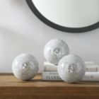 Alternate image 2 for EAST CREEK Decorative Balls Set Of 3 Glass Mosaic Spheres Table Decoration