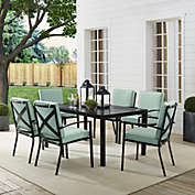 Crosley Furniture Kaplan 7Pc Outdoor Dining Set Mist/Oil Rubbed Bronze