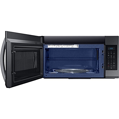 Samsung 1.9 Cu. Ft. Black Stainless Over the Range Microwave. View a larger version of this product image.