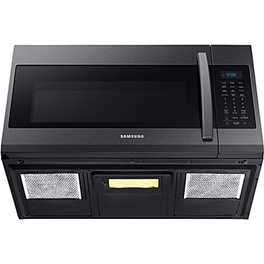 Samsung 1.9 Cu. Ft. Black Stainless Over the Range Microwave. View a larger version of this product image.