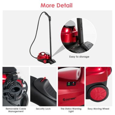 Costway 2000W Multi-Purpose Steam Cleaner Mop with 19 Accessories. View a larger version of this product image.