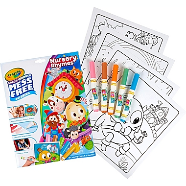 Crayola Nursery Rhymes Wonder Pages, Mess Free Coloring Pages & Markers,. View a larger version of this product image.