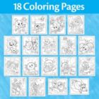 Alternate image 1 for Crayola Nursery Rhymes Wonder Pages, Mess Free Coloring Pages & Markers,