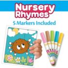 Alternate image 2 for Crayola Nursery Rhymes Wonder Pages, Mess Free Coloring Pages & Markers,