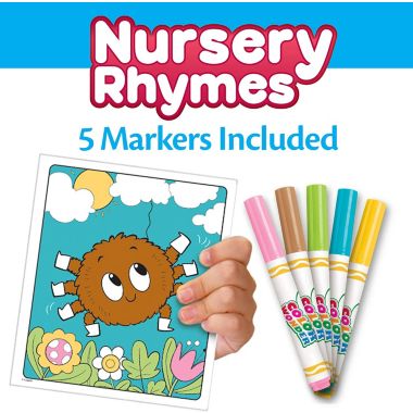 Crayola Nursery Rhymes Wonder Pages, Mess Free Coloring Pages & Markers,. View a larger version of this product image.