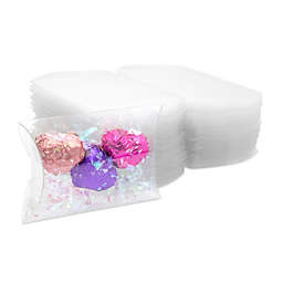 Stockroom Plus Small Clear Plastic Pillow Boxes for Candy, Party Favors (2.75
