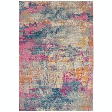 Nourison Passion PSN36 Indoor Area Rug - Ivory/Multi 9' x 12'. View a larger version of this product image.