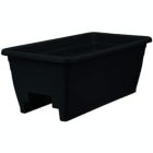 Alternate image 0 for The HC Companies (SPX24DB0G18) Deck Rail Box Planter, Black - 24"
