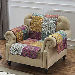 Barefoot Bungalow Paisley Slumber Reversible Furniture Protector Slipcover - Arm Chair 81x81