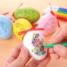 Alternate image 0 for Department Store Children's Creative Handmade DIY Easter Eggs - Cartoon Hand Painted Eggshell Toys for Easter Gifts for kids - 4 Pack