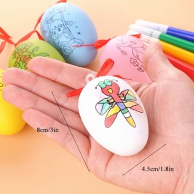 Department Store Children's Creative Handmade DIY Easter Eggs - Cartoon Hand Painted Eggshell Toys for Easter Gifts for kids - 4 Pack. View a larger version of this product image.