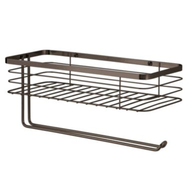 Details about   mDesign Metal Wall Mount/Under Cabinet Paper Towel Holder & Dispenser Bronze 